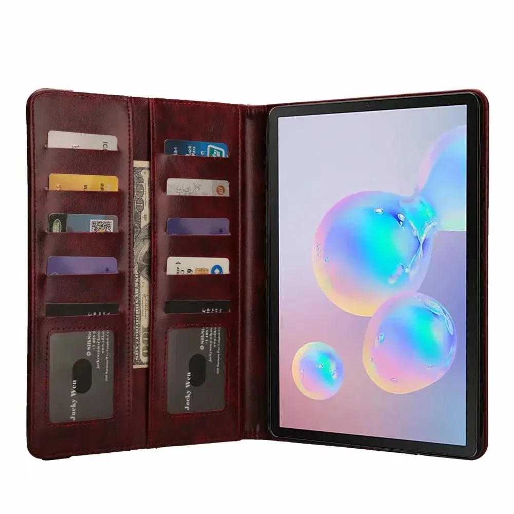 Высококачественный чехол из искусственной кожи для samsung Galaxy Tab S6 10,5 SM-T860 SM-T865 чехол для планшета для Tab S6 10,5 ''+ пленка+ стилус