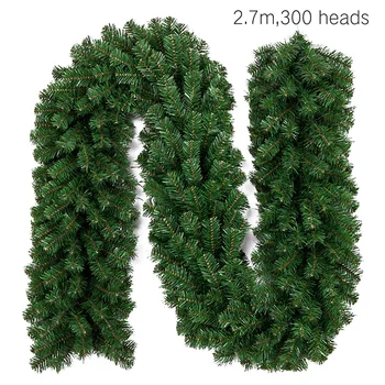 

2.7M Festive Party Rattan DIY Wreath Christmas Decoration Garland Party Drop Ornament 2020 Christmas Decorations For Home