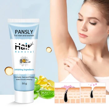 

Hair Removal Cream Armpit Depilatory Nourishing Leg Arm Home Smooth Skin Calming Gentle Effective Painless Depilating Quickly