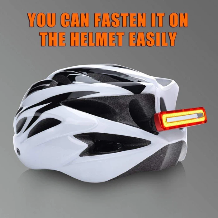 Bicyle Rear LED Light USB Rechargeble Taillights Highlight COB Mountain Bike Aluminum Lamp FK88