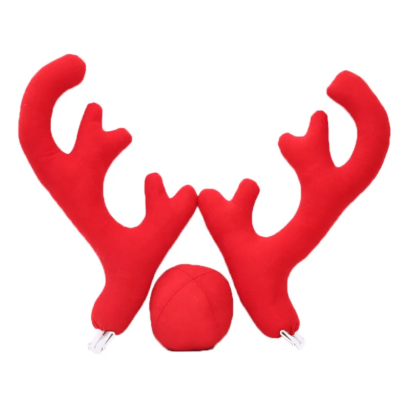 car door protector Car christmas decoration Santa Claus car styling Christmas antlers Car window door sills