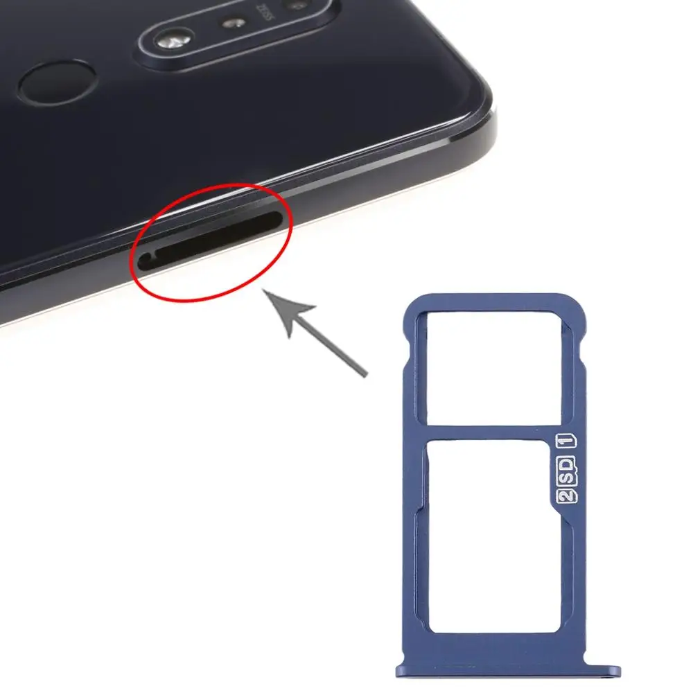 Лоток для sim-карт+ лоток для sim-карт/лоток для карт памяти Micro SD для Nokia 7,1/TA-1100 TA-1096 TA-1095 TA-1085 TA-1097 TA