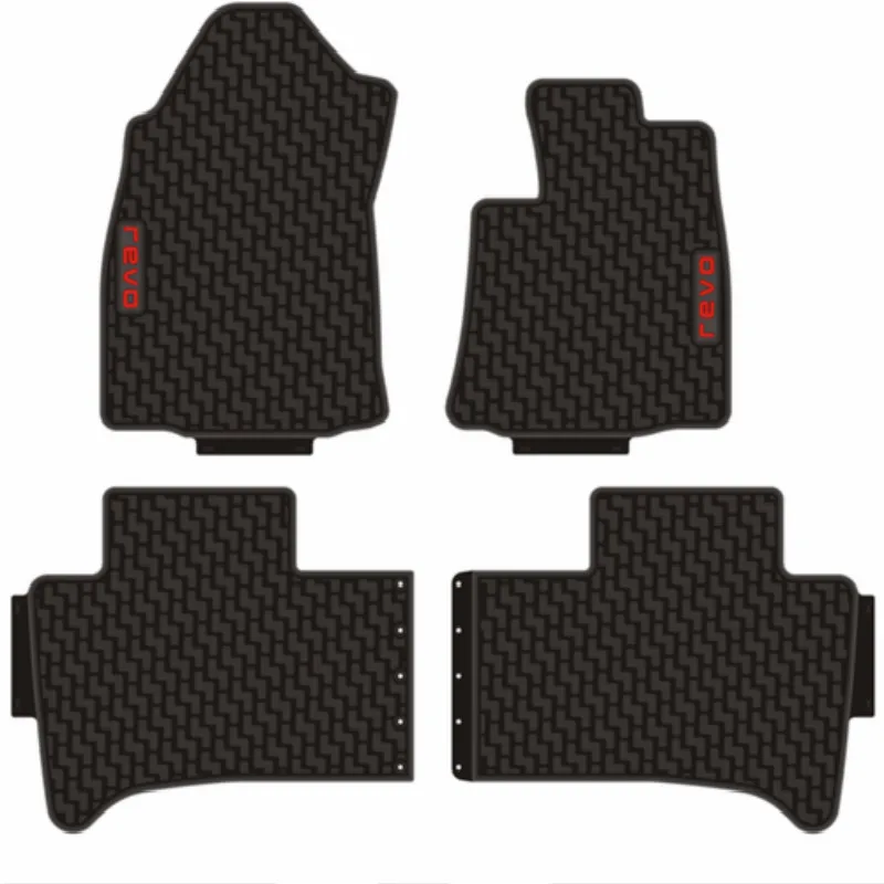 

Custom Carpets Waterproof Rubber Car Floor Mats for Left Hand Steering LHD Right Steering Wheel RHD Toyota Hilux REVO VIGO