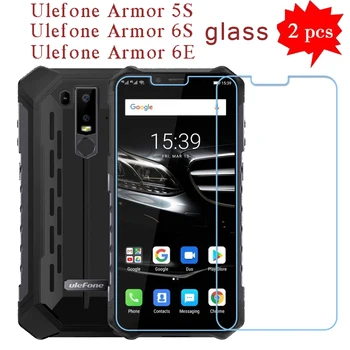 Перейти на Алиэкспресс и купить 2 шт. для Ulefone Armor 6 S закаленное стекло Защита для экрана Защита от царапин ЖК-пленка для Ulefone Armor 6 S стеклянная крышка для телефона 6,2дюйм