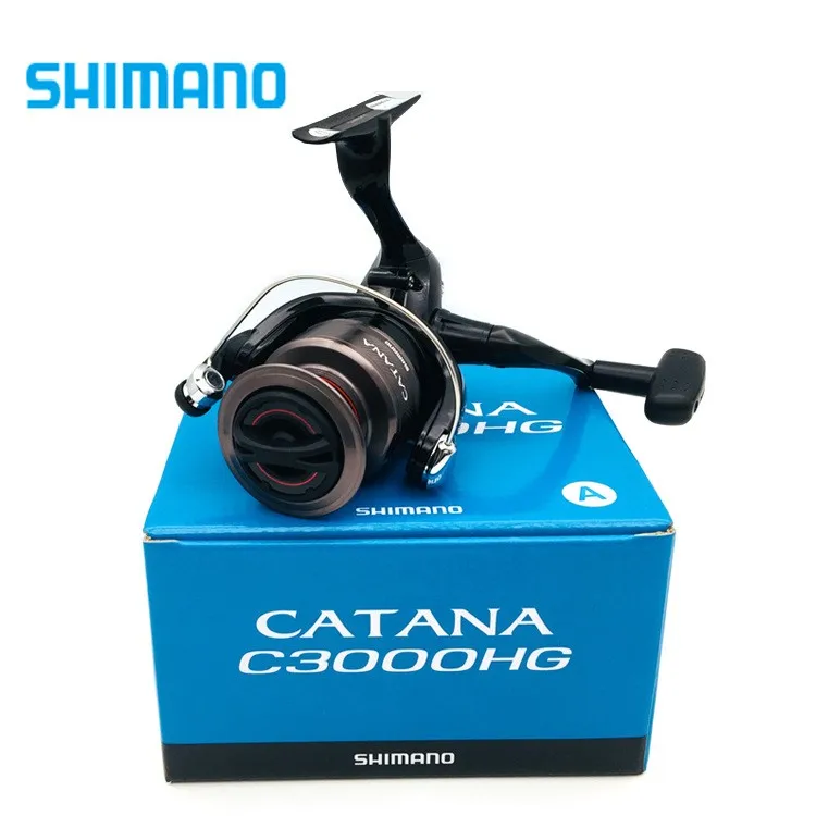 Оригинальная Shimano CATANA 1000FC 2500FC 3000SFC спиннинговая Рыболовная катушка 5BB Hagane gear X-shipping катушка для морской рыбалки