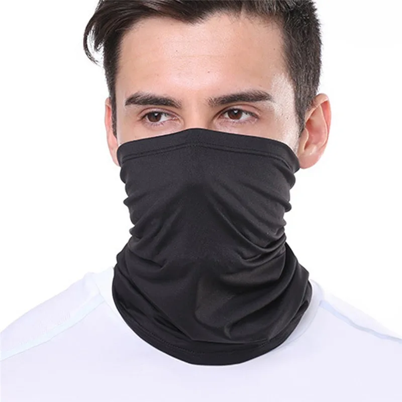 1PC 3in1 Winter Unisex Women Men Sports Thermal Fleece Scarf Snood Neck Warmer Face Mask Beanie Hats mens scarf for summer