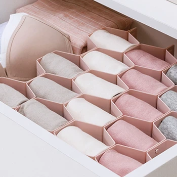 

8pcs Adjustable Drawer Honeycomb Clapboard Partition Divider Box Separator DIY Grid Storage Organizer Cell Sorting Panties Socks