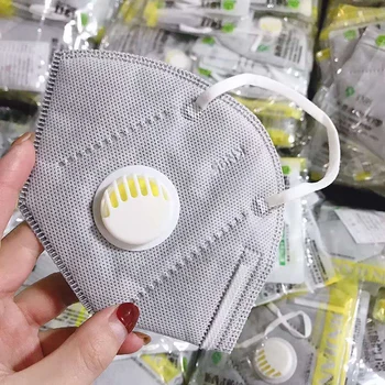 

PM 2.5 Respirator Mask With Breath Anti-Pollution Face Mouth Mask Face Mask Dustproof Respirator