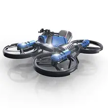 2,4 г деформация мотоцикл складной Квадрокоптер Дрон двойной режим Квадрокоптеры самолет зарядное устройство для квадрокоптера