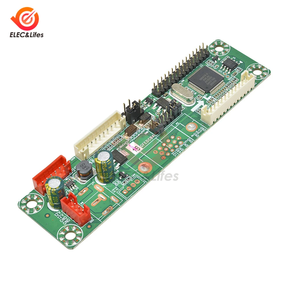 1 комплект 1 канал VGA Видео MT6820 MT6820-MD HX6820-A HX6820 V2.0 универсальный модуль платы драйвера+ LVDS кабель ЖК-дисплей FHD - Цвет: Only MT6820-MD board