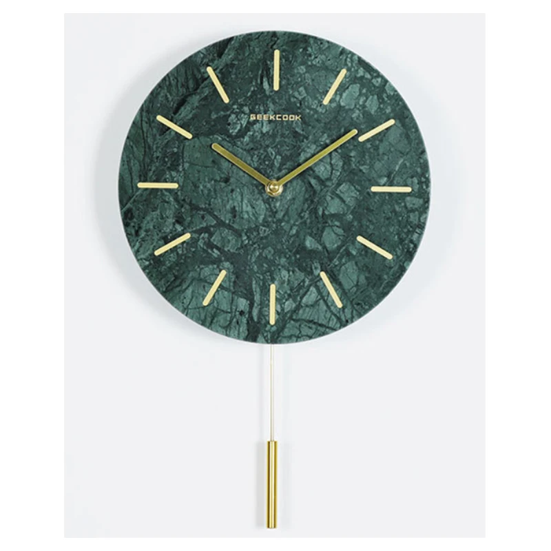 Nordic Marble Modern Minimalist Home Accessories Silent Clocks