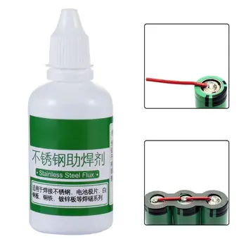 

2020 New Powerful Rosin Soldering Agent No-clean Flux White Steel Plate Iron Battey