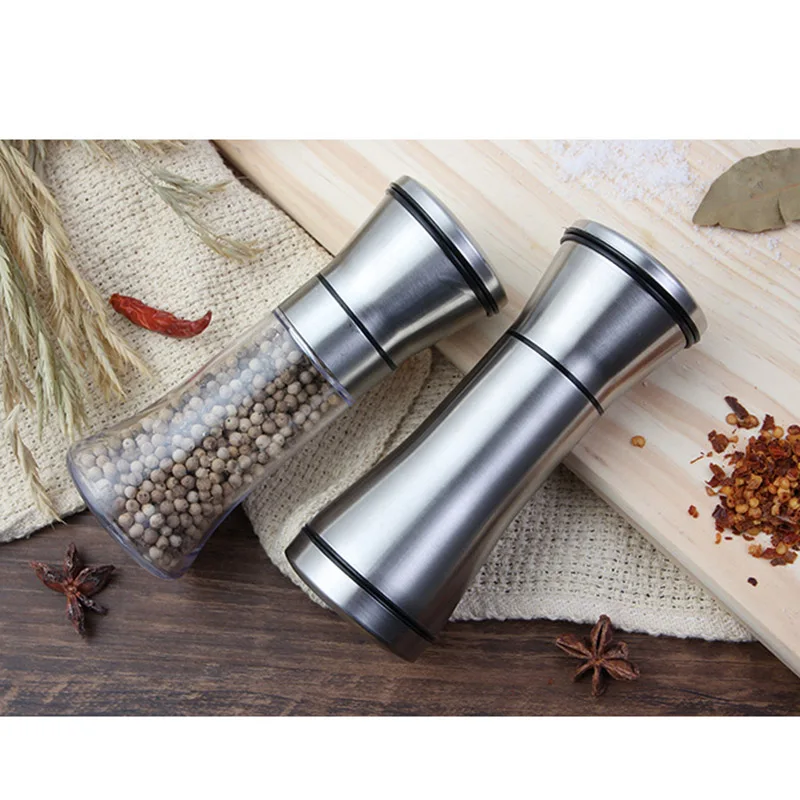 304 шлифовальный станок из нержавеющей стали регулируемая крупнота перца солонка шейкеры JS21