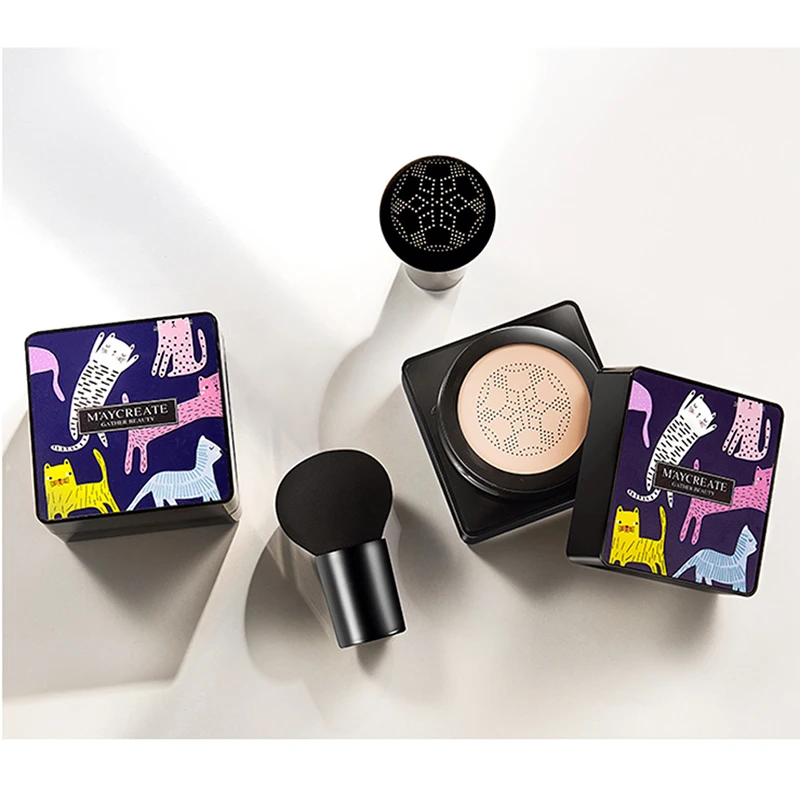 

Foundation Base BB Cream Mushroom Air Cushion BB Cream Moisturizing Cover Blemishes Even Skin Tone Bb Cream Makeup Primer