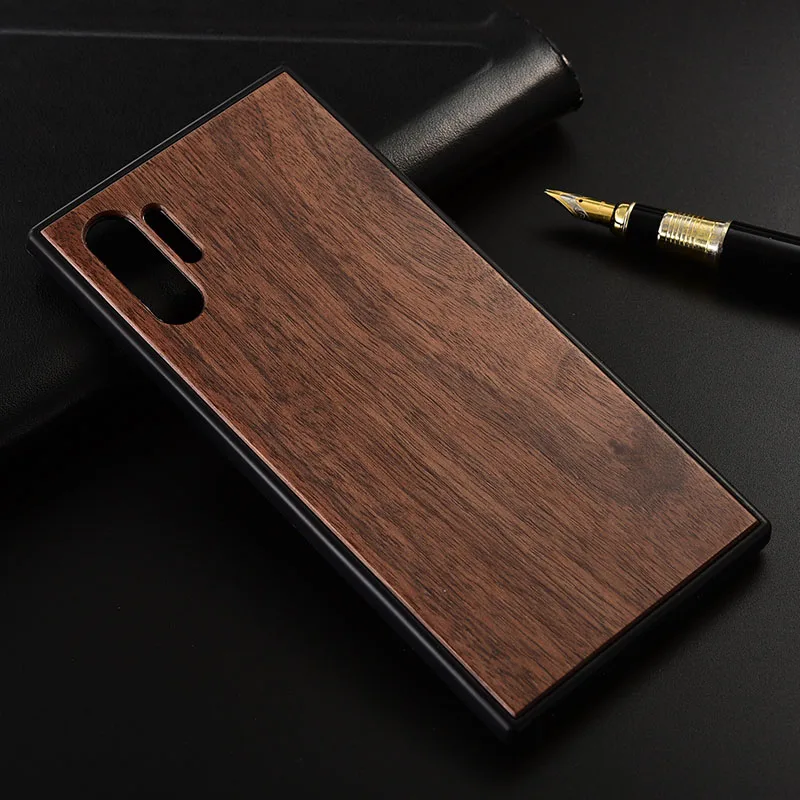 

Case for Samsung Galaxy Note 10 Plus Slim Wood Back Cover TPU Bumper Case for Samsung Note 10 Phone Cases