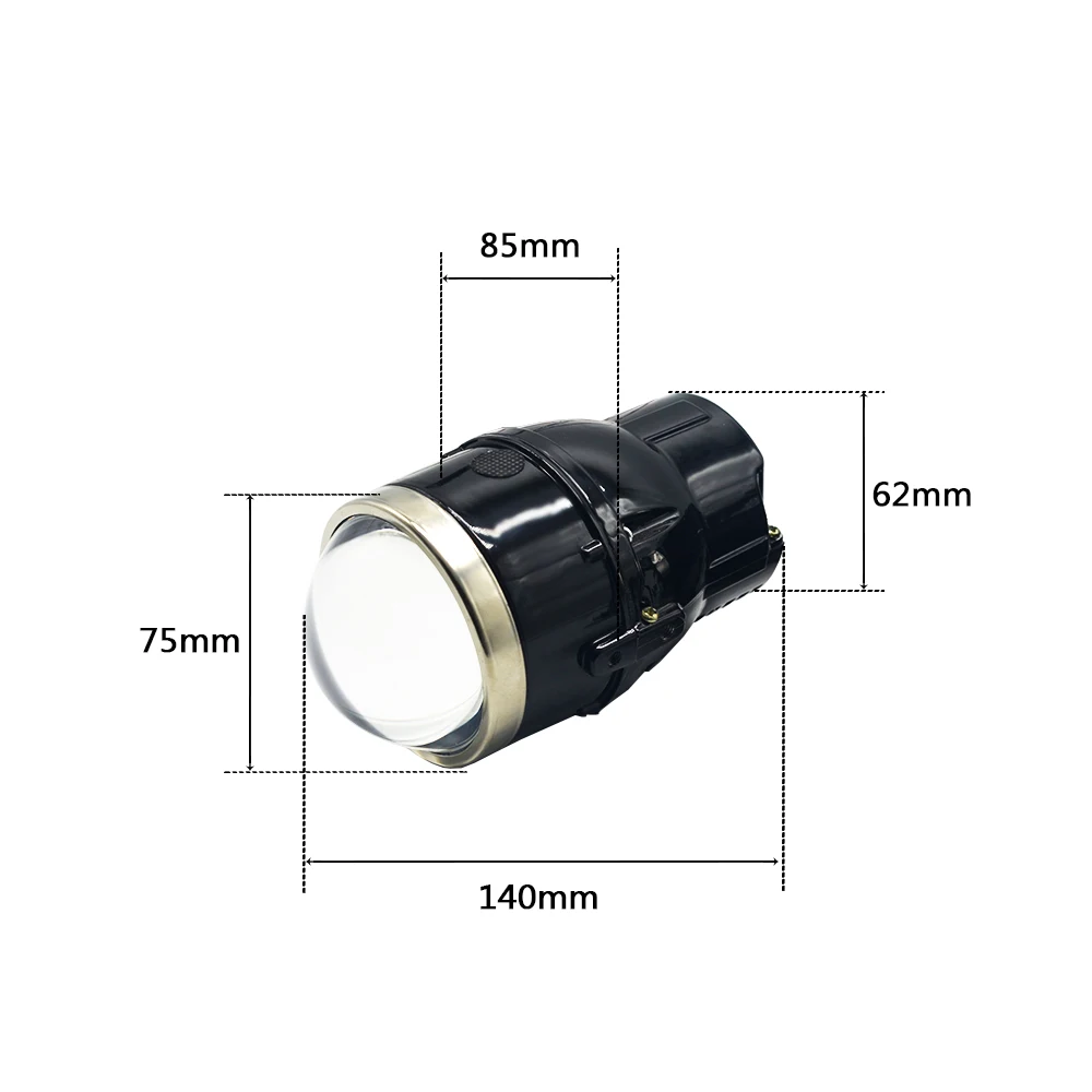 2,5 дюймов светодиодный противотуманный прожектор объектив для univretsal светодиодный противотуманная лампа фонарь Универсальный объектив 1h h4 h7 автомобиль изменить автомобиль Стайлинг