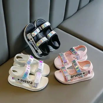 

2020 New Boys Sandals For Children Beach Shoes Summer Mixed Color Non-slip Fashion Kids Sports Casual Student Leather Sandals