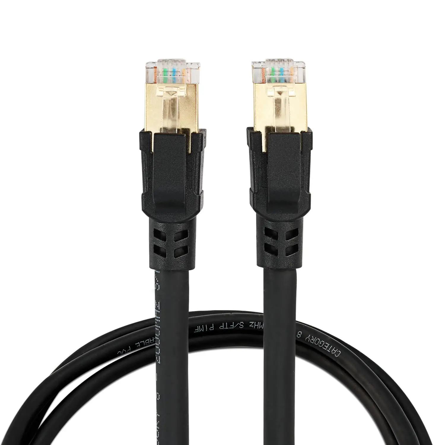 

CYDZ RJ45 Cat8 Ethernet Network Lan Cable Patch Cord 25/40Gbps for Router Laptop
