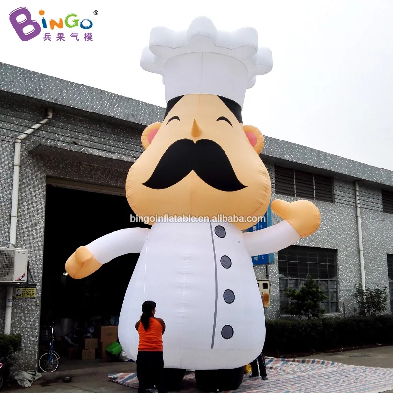 6m High Air-Blown Chef/Chief Cook Cartoon Balloon Inflatable Career Character Series Model 6m High Air-Blown Chef/Chief Cook Cartoon Balloon Inflatable Career Character Series Model