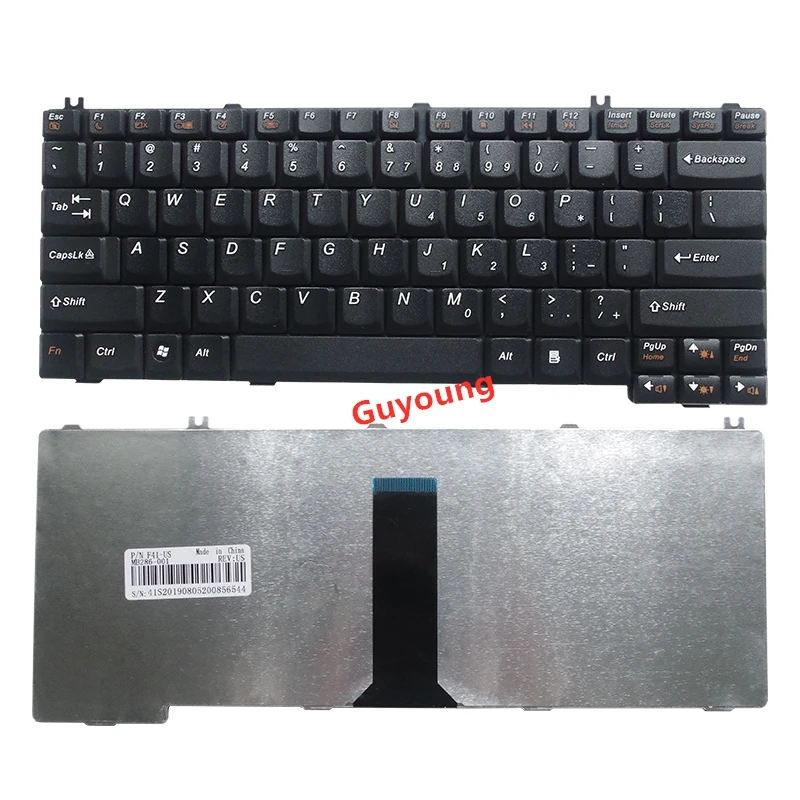 Английская клавиатура для ноутбука LENOVO 3000 C100 C200 F31 F41 G420 G430 G450 G530 A4R N100 N200 Y430 C460 C466 C510
