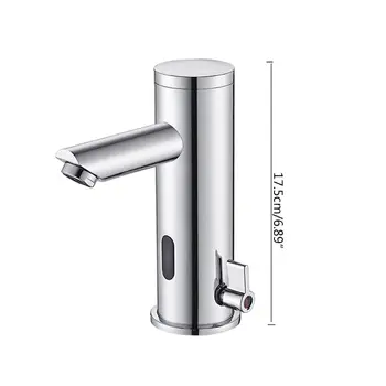 

All-Copper Infrared Intelligent Induction Hot Cold Water Faucet Automatic Manual Induction Dual-Use Faucet for Bathroom Kitchen