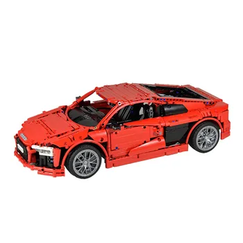 

1839Pcs MOC Sports Car Vehicle Model High Level Assembly Small Particle Building Block Set Model Educational Toy For Kid - Red
