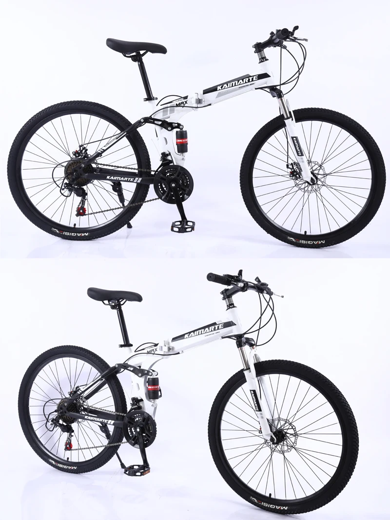 Excellent New 24inch mountain bike Woman/man bicycle  21speed folding mountain bike Spoke wheel/knife wheel mountain bicycle Adult bike 18