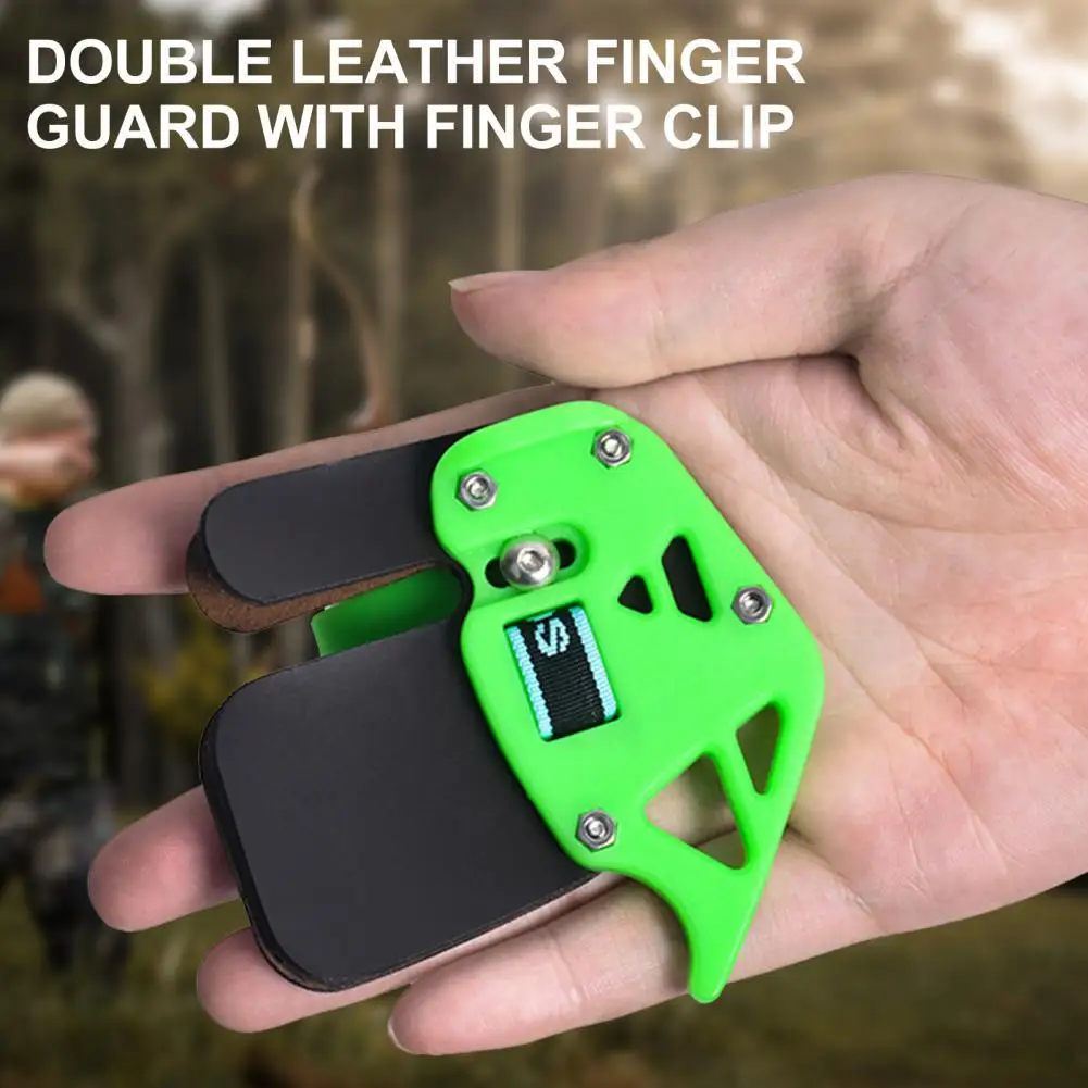 ArcheryFingerGuardWearResistingAdjustableErgonomicDesignRight
