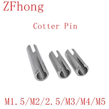 

10-50pcs M1.5 M2 M2.5 M3 M4 M5 GB879 Spring-Type Straight Pins 304 Stainless Steel Spring Elastic Cylindrical Cotter Pin Dowel