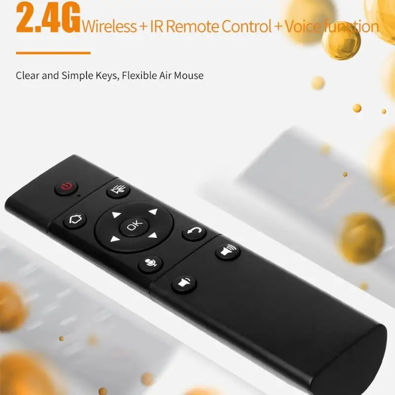 Viboton S122 2 4G Air mouse перезаряжаемая Беспроводная клавиатура Пульт дистанционного
