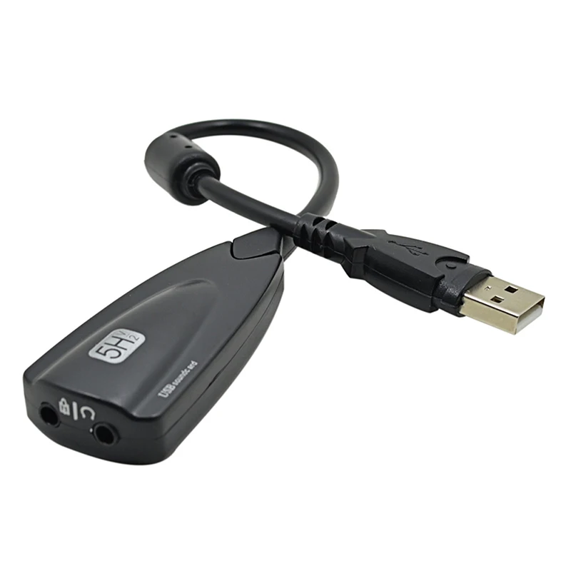 ABGN Hot-5HV2 7 1 канальный USB с кабелем Звуковая карта Виртуальный канал дорожка аудио