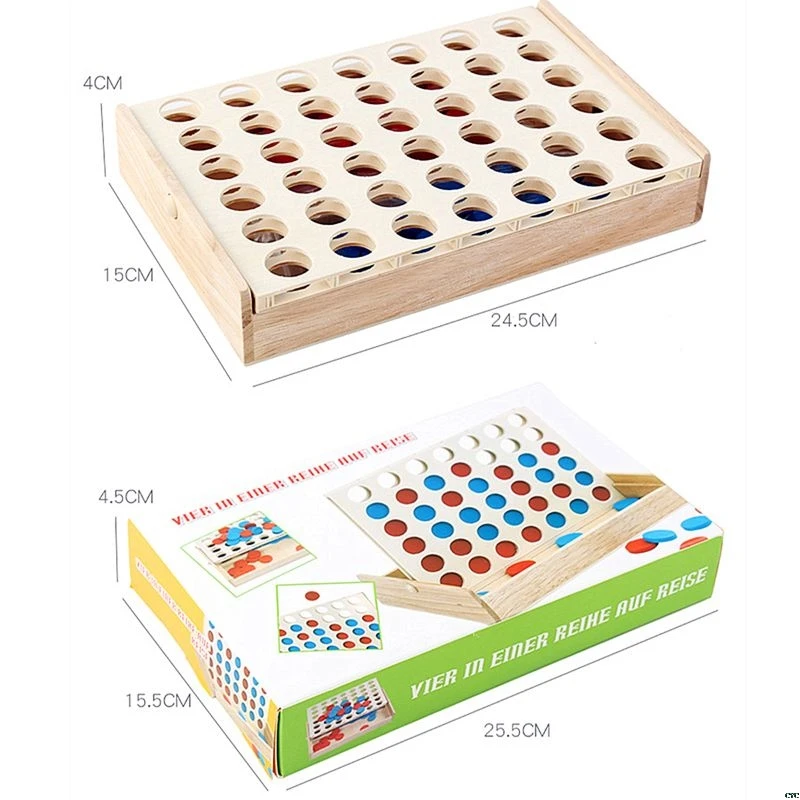 4 в ряд. Четыре в ряд деревянная игра, линия до 4, Классическая Игрушка для всей семьи, настольная игра для детей и семьи развлечения