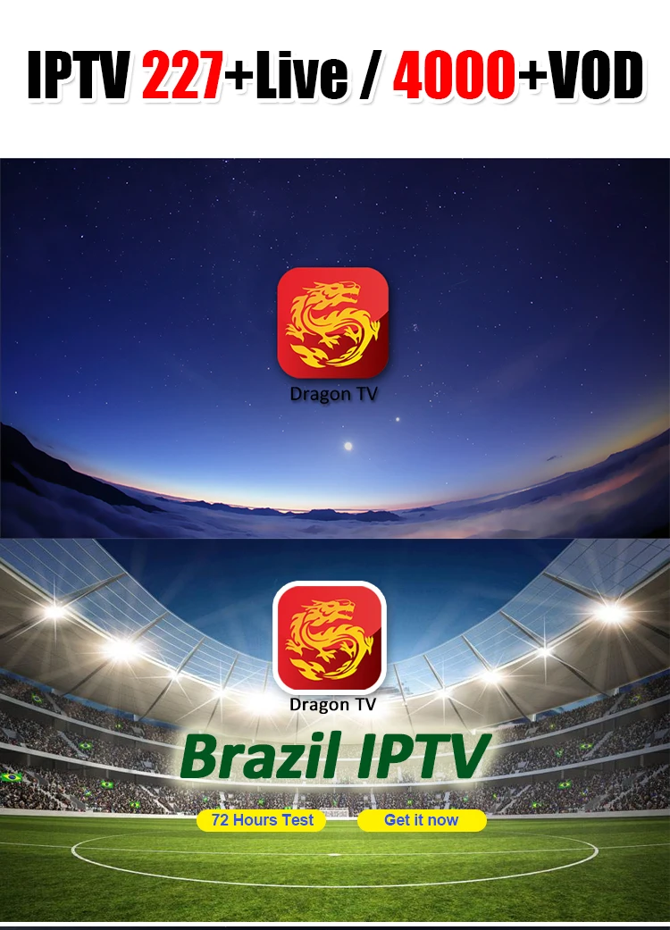 Бразильская IP tv подписка для Android tv BOX 227 Live 4000+ VOD каналы с 4K каналов IP tv пробная Smart tv IP tv