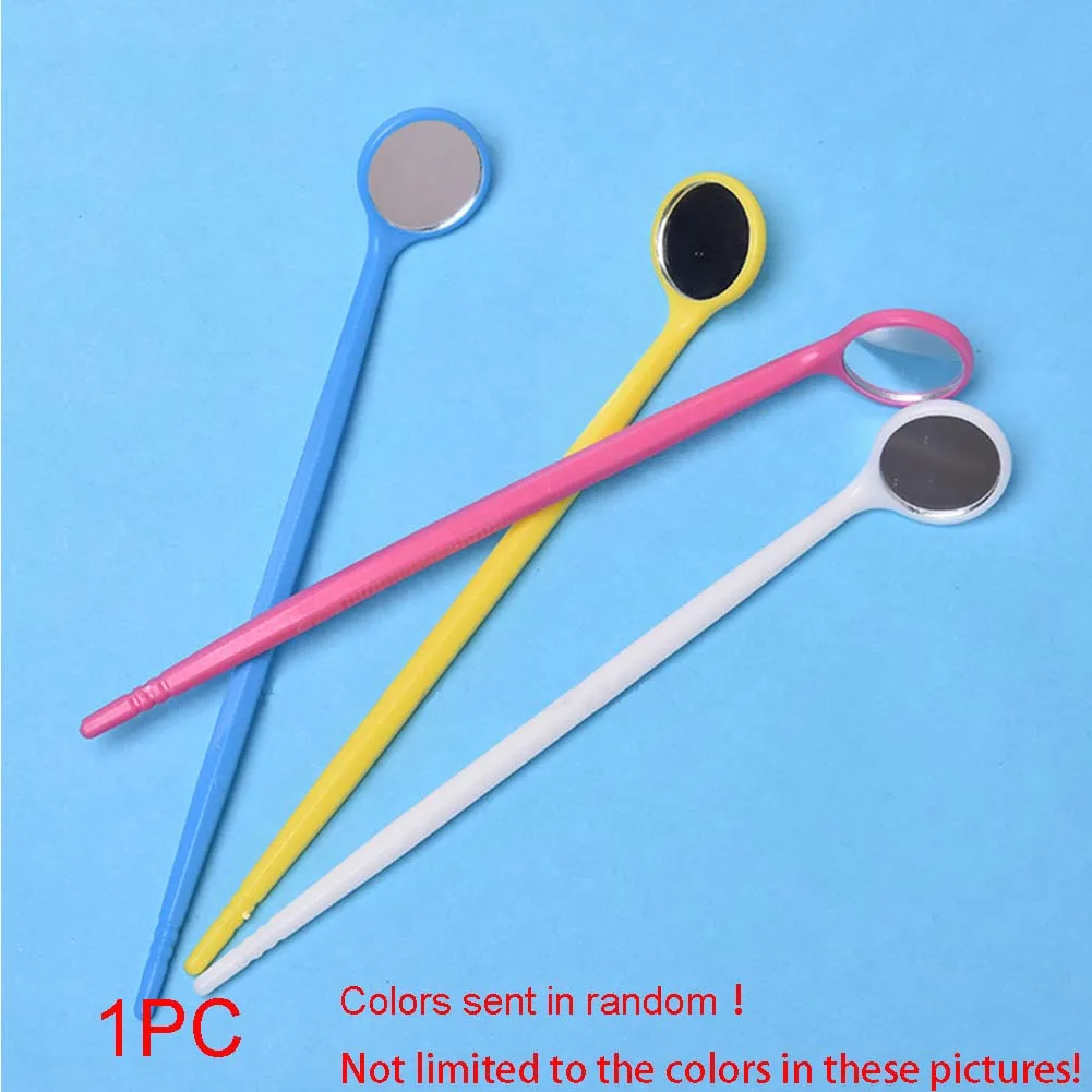 

1PC Mini Disposable Oral Instrument Plate Disposable Oral Mirror sterilization package Oral Check Tool