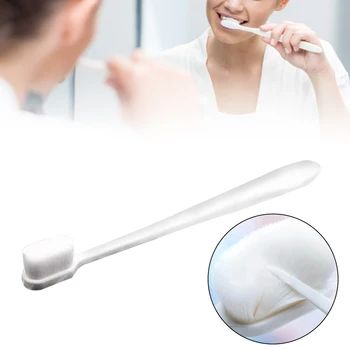 

Travel Portable Protect Gums Anti Oral Care Stain Remove Ultra-fine Fiber Extra Soft Toothbrush Deep Cleaning Manual
