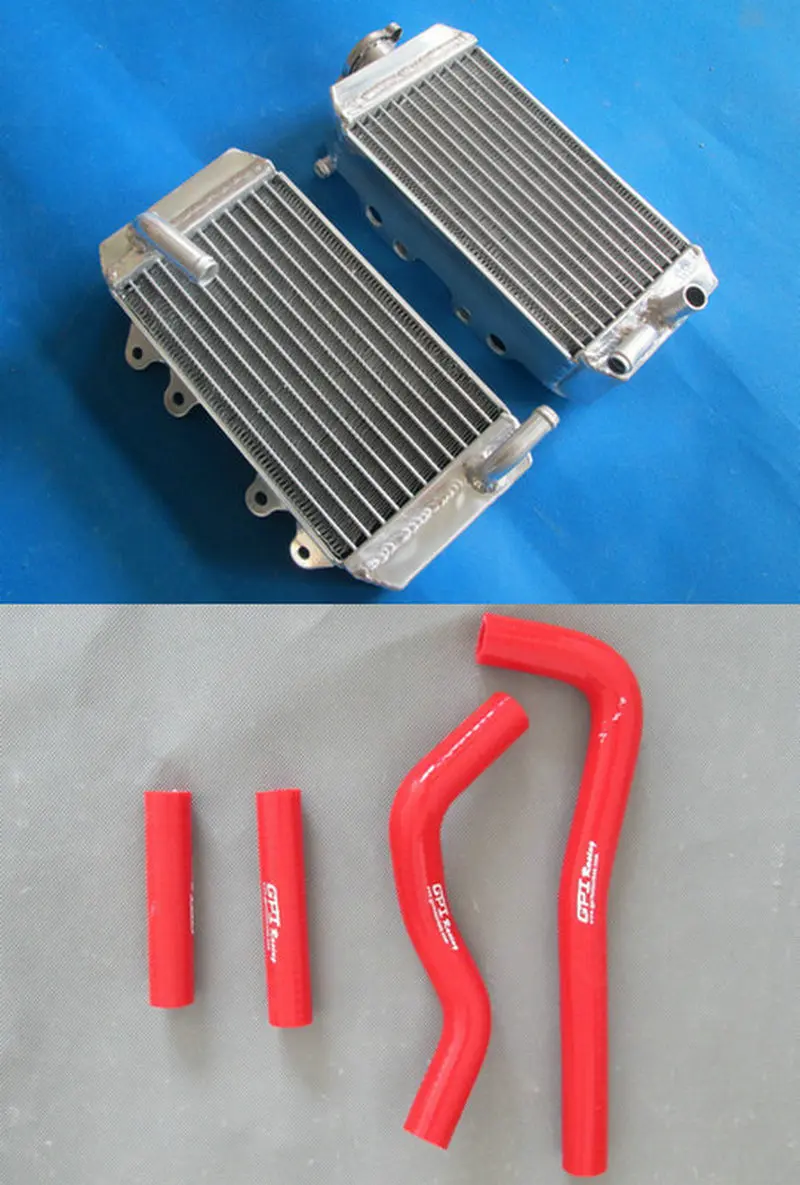 Алюминий сплав радиатор+ силиконовый шланг для Honda CRF150 CRF150R 2007-2013 2008 2009 2010, 11, 12, 13 лет