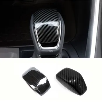 

Car Gear Shift Lever Knob Handle Cover Trim for Toyota RAV4 2019 2020 Stainless Steel Accessories
