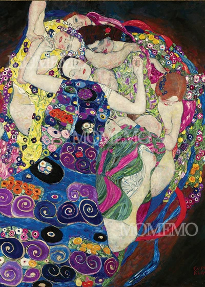 Virgin Guvtav Klimt бумажная головоломка мини-головоломка 1000 деталей головоломка для взрослых старый мастер 1000 частей игрушки для украшения дома подарки - Цвет: mini paper puzzle