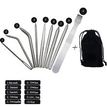 9 шт./компл. Paracord швейные иглы набор из нержавеющей стали шнуровка сглаживание DIY инструмент для браслета шнурки струны