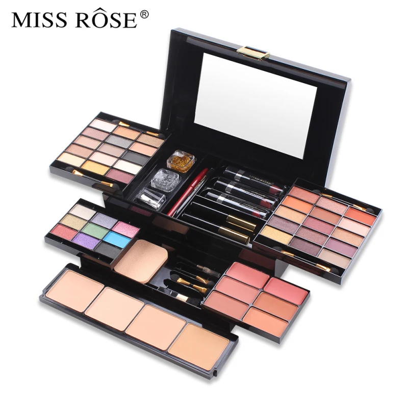 Portable Comestic Kits Complete Set Makeup Box Set Professional Makeup Box Lip Gloss Stylish Multi-function Quality Compact