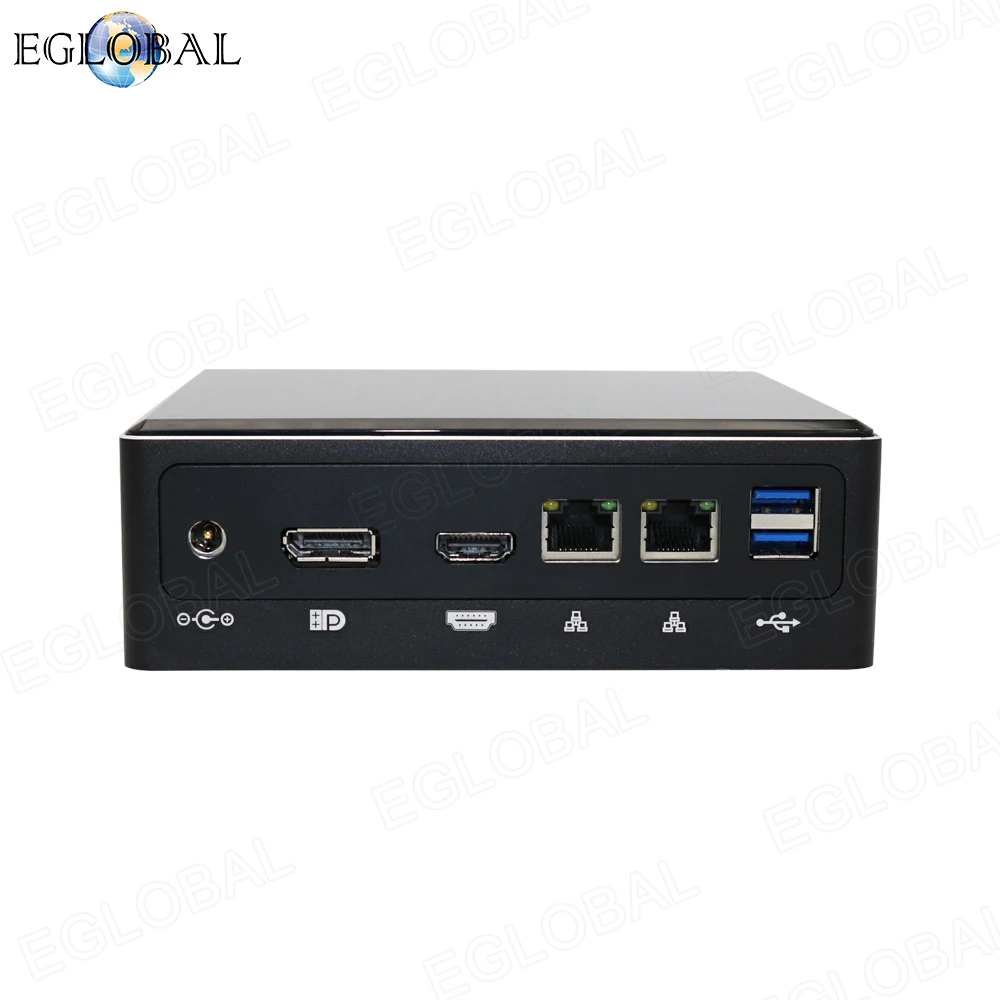 Eglobal 2*DDR4 Mini PC Win10 Intel Core i5 8250U i7 8550U 2*Lans Micro PC NVMe M.2 UHD Graphics 620