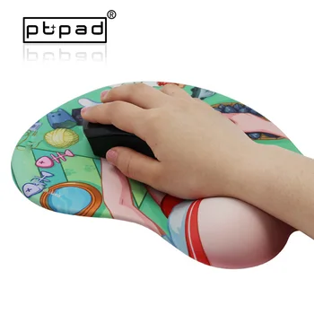 

3D Mouse Pad Cartoon Wrist Rest Pads Cartoon Silica Gel Hand Memory Mouse Mat Laptop Tablet Mousepad Girls Chest Office Desk Pad