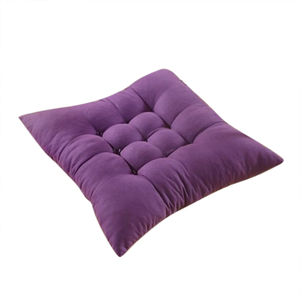 Dark Purple Прочная подушка для сидения на домашнем стуле, эластичная подушка для столовой, сада, патио, дома, кухни, офиса, ягодиц, Подушка для стула - Цвет: Dark Purple