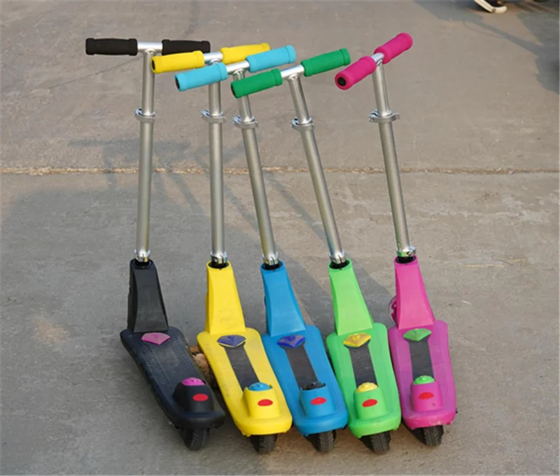 Мини электрический скутер для детей два колеса электрические скутеры складной