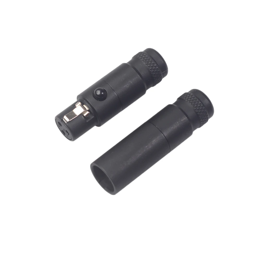 Прочный разъем износостойкий 2 шт. Mini XLR 3Pin микрофон сварочный аудио разъем Мужской Женский Терминалы штекер