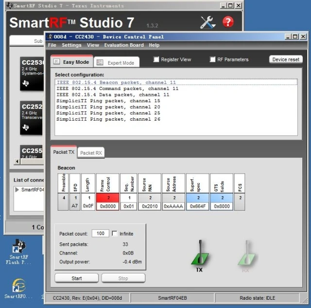Cc2430 Cc2530 эмулятор Ccdebugger Smartrf04EB загрузчик