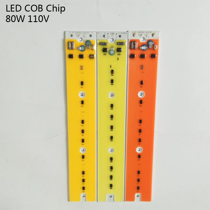 Full Spectrum COB для прожектора полный Мощность теплый полный спектр белого AC110V полосы бисера доска свет лампа для выращивания 30~ 80 Вт светодиодный чип умный IC завод - Испускаемый цвет: Full Spectrum
