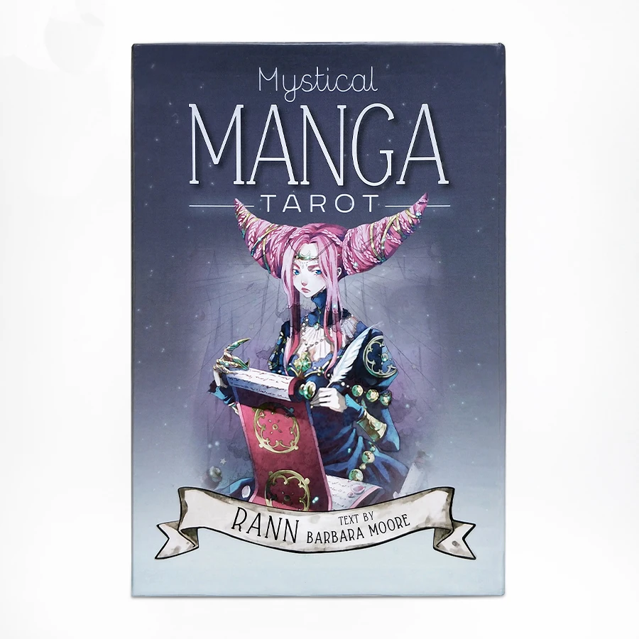 78 Uds cartas del Tarot místico Manga Tarot tarjetas de fiesta Tarot cubierta suministros inglés juego fiesta jugando a las cartas con PDF guía