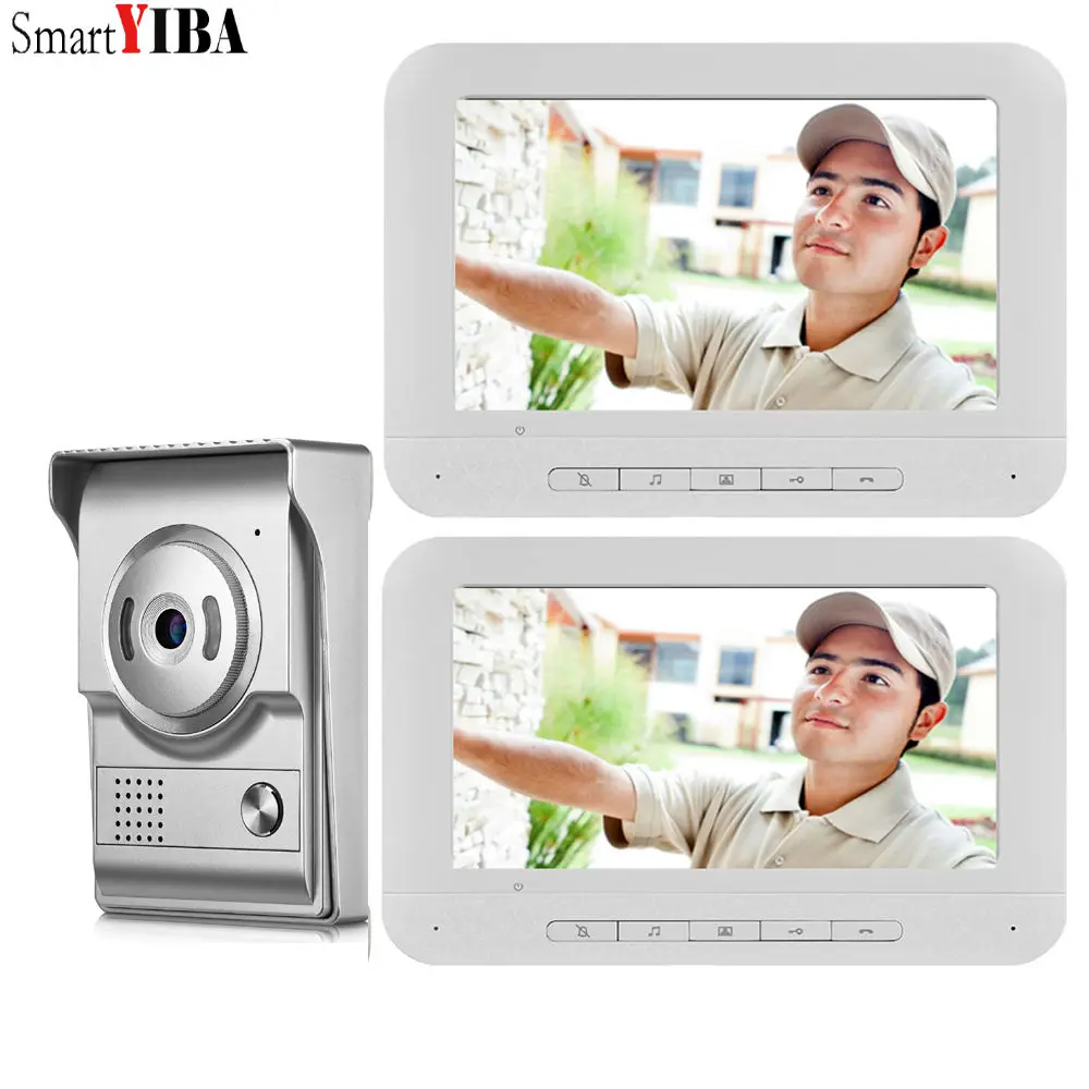 Anel de Vídeo Telefone da Porta de Vídeo Smartyiba Campainha Câmera Intercom Visual Visão Noturna Two-way Interfone Entrada Telefone Chamada
