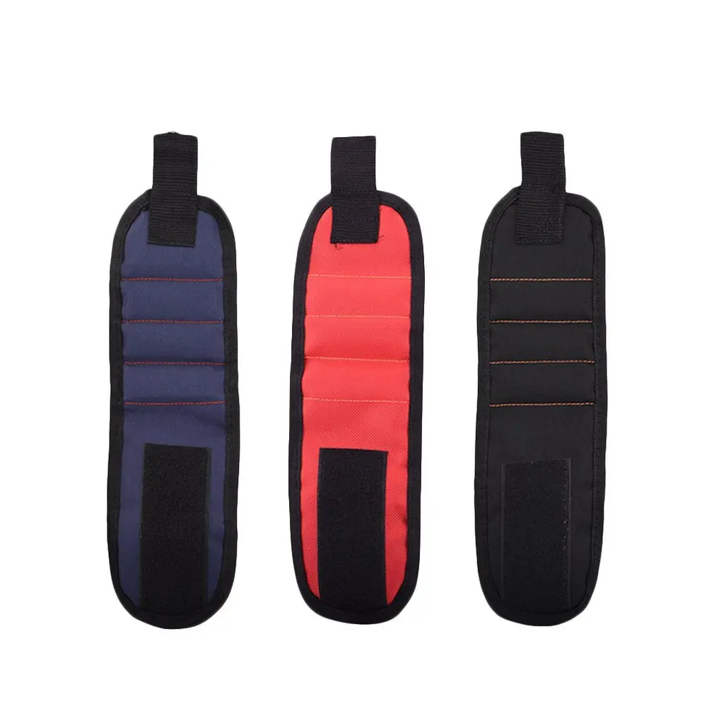 Magnetic Wristband Tool Bag Screws Nails Drill Bits Bracelet For Repair